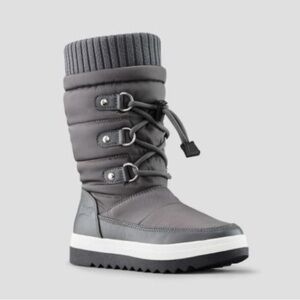 Size 3 Youth Cougar Charcoal Kids Snow Boots